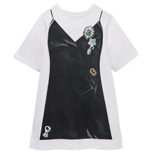 Load image into Gallery viewer, THE TROMPE L'OEIL T-SHIRT DRESS
