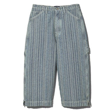 Load image into Gallery viewer, THE WASHED MONOGRAM OVERSIZED DENIM SHORT