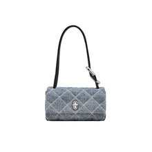 Load image into Gallery viewer, THE QUILTED DENIM MINI DUAL SHOULDER BAG