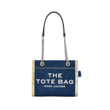 Load image into Gallery viewer, THE DENIM CHAIN SMALL TOTE BAG
