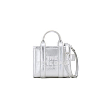 Load image into Gallery viewer, THE METALLIC LEATHER CROSSBODY TOTE BAG