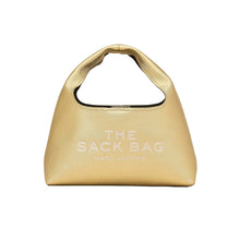 Load image into Gallery viewer, THE METALLIC LEATHER MINI SACK BAG