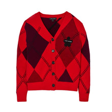 Load image into Gallery viewer, THE PREPPY DAISY ARGYLE CARDIGAN