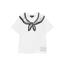 Load image into Gallery viewer, THE TROMPE L'OEIL SCARF BABY TEE