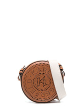 Load image into Gallery viewer, K/CIRCLE ROUND PERFORATED LOGO CROSSBODY BAG