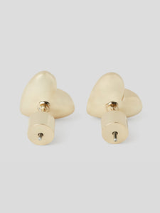 K/HEART STUD EARRINGS