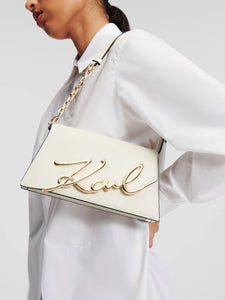 K/SIGNATURE MEDIUM SHOULDER BAG