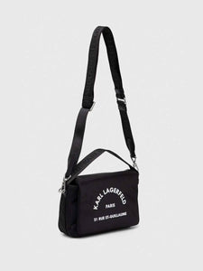 K/KUSHION NYLON FLAP CROSSBODY BAG