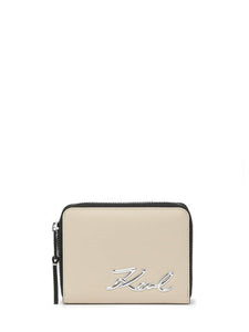 K/SIGNATURE MEDIUM ZIP WALLET