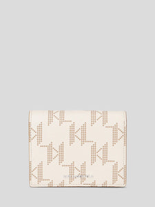 K/IKONIK MONOGRAM MEDIUM BI-FOLD WALLET