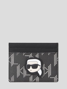 K/IKONIK MONOGRAM KARL CARD HOLDER