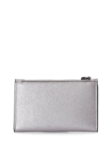 KARL LAGERFELD LOGO LETTERING FAUX - LEATHER WALLET