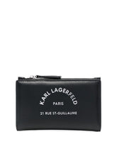 Load image into Gallery viewer, KARL LAGERFELD LOGO LETTERING FAUX - LEATHER WALLET