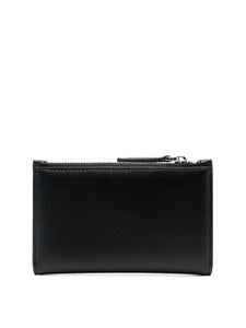 KARL LAGERFELD LOGO LETTERING FAUX - LEATHER WALLET