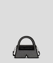 Load image into Gallery viewer, IKON K SMALL CRYSTAL TOP-HANDLE BAG