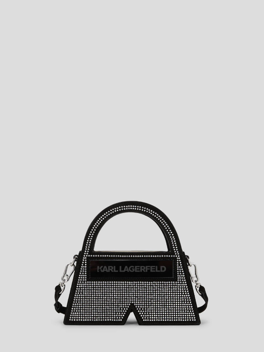 IKON K SMALL CRYSTAL TOP-HANDLE BAG