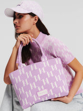 Load image into Gallery viewer, K/MONOGRAM KNIT MEDIUM TOTE BAG