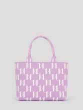 Load image into Gallery viewer, K/MONOGRAM KNIT MEDIUM TOTE BAG