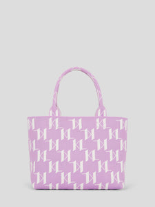 K/MONOGRAM KNIT MEDIUM TOTE BAG