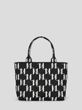 Load image into Gallery viewer, K/MONOGRAM KNIT MEDIUM TOTE BAG