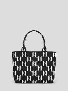 K/MONOGRAM KNIT MEDIUM TOTE BAG