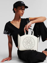 Load image into Gallery viewer, K/CIRCLE PERFORATED SMALL TOTE BAG