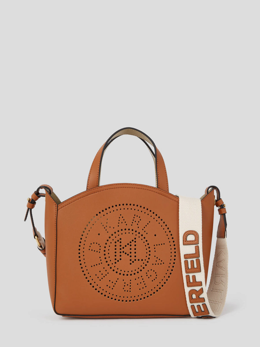 K/CIRCLE PERFORATED SMALL TOTE BAG