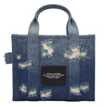 Load image into Gallery viewer, THE RIP AND REPAIR DENIM SMALL TOTE BAG