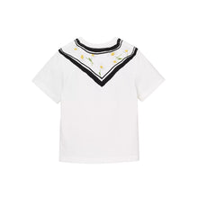 Load image into Gallery viewer, THE TROMPE L'OEIL SCARF BABY TEE
