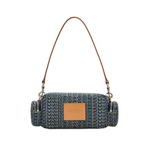 Load image into Gallery viewer, THE CARGO MONOGRAM DENIM SHOULDER BAG