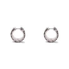 Load image into Gallery viewer, THE MONOGRAM ENGRAVED HOOPS