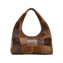 Load image into Gallery viewer, THE SUEDE PATCHWORK SACK BAG