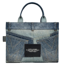 Load image into Gallery viewer, THE DECONSTRUCTED DENIM MEDIUM TOTE BAG