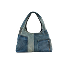 Load image into Gallery viewer, THE DECONSTRUCTED DENIM SACK BAG