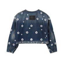Load image into Gallery viewer, THE SEQUIN DAISY CROPPED JACKET