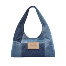 Load image into Gallery viewer, THE PATCHWORK DENIM SACK BAG