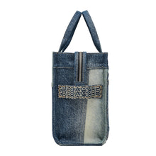 Load image into Gallery viewer, THE DECONSTRUCTED DENIM MEDIUM TOTE BAG