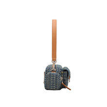 Load image into Gallery viewer, THE CARGO MONOGRAM DENIM SHOULDER BAG