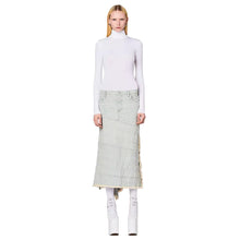 Load image into Gallery viewer, THE MONOGRAM DENIM SKIRT