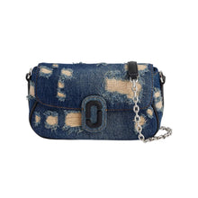 Load image into Gallery viewer, THE RIP AND REPAIR DENIM CLOVER SHOULDER BAG