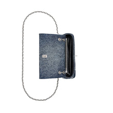 Load image into Gallery viewer, THE SEQUIN DAISY DENIM DUAL CHAIN MINI BAG