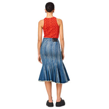 Load image into Gallery viewer, THE WAVE DENIM SKIRT
