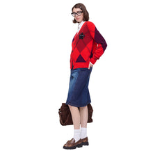 Load image into Gallery viewer, THE PREPPY DAISY ARGYLE CARDIGAN