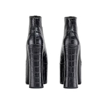 Load image into Gallery viewer, THE CROC EMBOSSED KIKI ANKLE BOOT