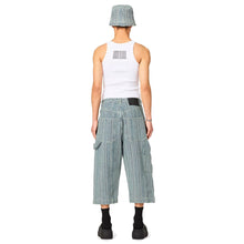 Load image into Gallery viewer, THE WASHED MONOGRAM OVERSIZED DENIM SHORT