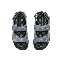 Load image into Gallery viewer, THE QUILTED DENIM SUNNY SANDAL