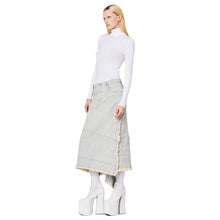 Load image into Gallery viewer, THE MONOGRAM DENIM SKIRT