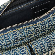 Load image into Gallery viewer, THE CARGO MONOGRAM DENIM SHOULDER BAG
