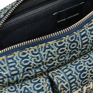 THE CARGO MONOGRAM DENIM SHOULDER BAG