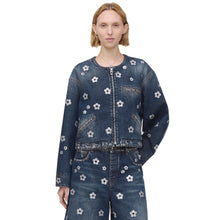 Load image into Gallery viewer, THE SEQUIN DAISY CROPPED JACKET